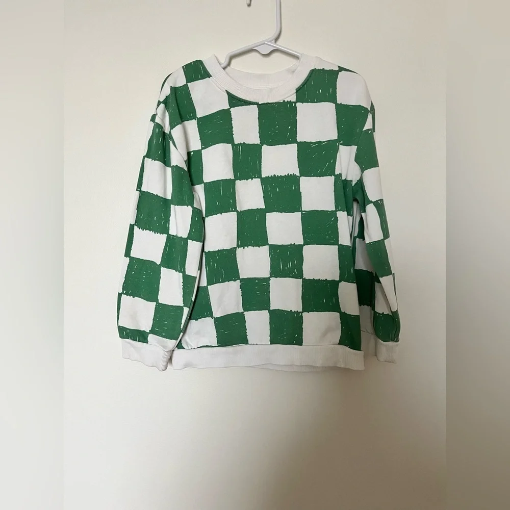 H&M Kids checkered sweatshirt